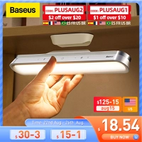 Lâmpada de escritório com base magnética recarregável Baseus