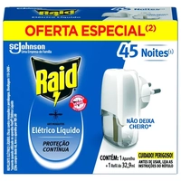 Aparelho Repelente Elétrico e Refil de 32,9ml 