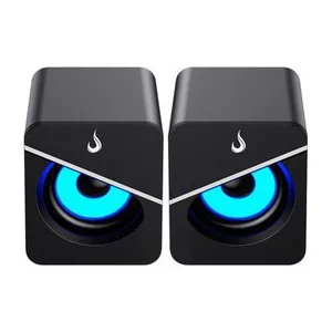 Caixa Som Gamer Rise Mode 6W Led Azul USB P2