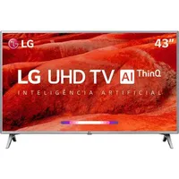Smart TV Led 43'' LG 43UM7500 Ultra HD 4K Thinq AI
(AME R$1445)