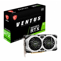 Placa de Video MSI GeForce RTX 2060 Ventus OC, 12GB, GDDR6, 192-bit, 912-V375-689