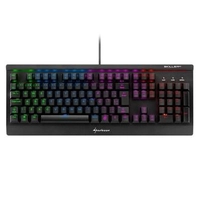 Teclado Mecânico Gamer Sharkoon Shark Skiller, RGB, Switch Kailh Blue, ABNT2 - R$200