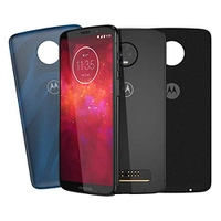 Smartphone Motorola Moto Z3 Play 128GB Ônix + 2 Moto Snap Style Shells Cores Flow e Nylon - R$ 1899