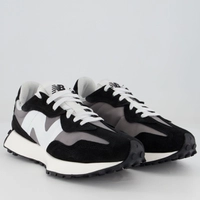 Tenis Nb 327v1, Unisex, PRETO/CINZA, 34