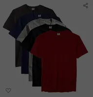 Kit com 5 Camisetas Masculina Básica Algodão Premium | R$ 90