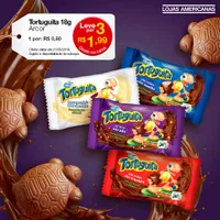 [Americanas - Loja Física] Tortuguita 18g Arcor 'Leve 3 por R$ 1,99
