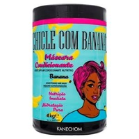 Máscara De Tratamento Kanechom Chicle Com Banana Nutrição Imediata 1kg | R$6