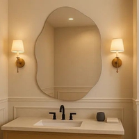 Espelho Roma 70x50cm Design Moderno Lapidado