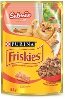 [PRIME] 10uni. Sachê Gatos Friskies Sabor Salmão R$ 1,34 cada