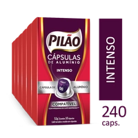 Kit 240 Cápsulas Café Pilão Intenso 8