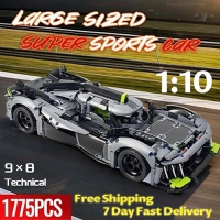 [Taxa inclusa] Kit Carro Esportivo de Corrida 1:10 com 1775 Peças para Montar