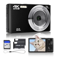 [Taxa inclusa] Câmera Dgital SMARTKLIK 2025, FHD, 4K, 44MP, c/ Cartão 64GB, Tela UHD, Zoom 16X