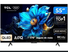 Smart TV TCL 55" 4K UHD LED com HDR e Google TV