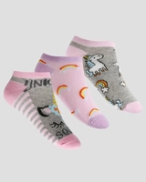 Kit Meia 3 Pares Cano Curto