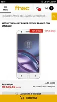 MOTO XT1650-03 Z POWER EDITION BRANCO COM DOURADO