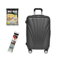 Kit Mala de Viagem e Saco para Armazenagem Vac Bag e bomba | R$ 146