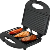 Sanduicheira Grill 2 em 1 Kian 750W Preta 220v