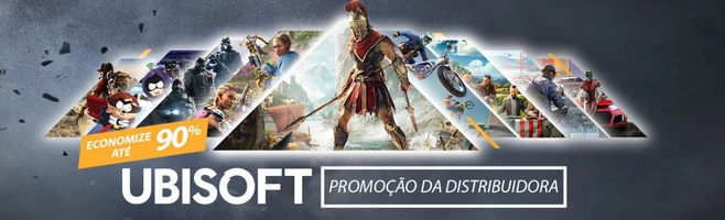 Ubisoft com ate 90% de desconto