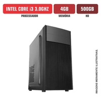 Computador Flex Computer Intel Core i3 4GB HD 500Gb