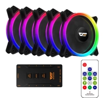 Kit Ventoinhas Aigo DarkFlash DR12 Pro 5in1 RGB 5x120mm, DR12-PRO-5IN