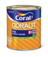 ESMALTE CORALIT TOTAL BRILHANTE BRANCO 900ML - CORAL