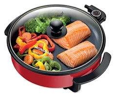 [PRIME] Panela Elétrica Mondial, MultiCook Red, 127V, 1200W - PE-28