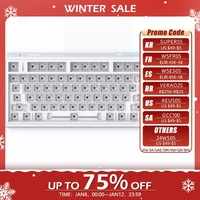 [IMPOSTOS INCLUSOS/MOEDAS] Base/Kit Teclado Mecânico Sem Fio ZUOYA LS01, RGB, Gasket Mount, Hot Swap, com Knob de Volume    