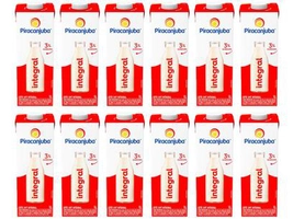 Kit Leite Integral UHT Piracanjuba 1L 12 Unidades