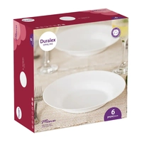 Conjunto de Pratos Fundos Duralex Opaline – 6 Peças