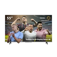 (435 Vale Bonus) Smart TV QLED 55" 4K Toshiba 55C450NS Google TV 3 HDMI 2 USB Wi-Fi - TB035M