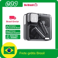 [R$89,52 Moedas/ BR] QCY MeloBuds Neo Fones De Ouvido Sem Fio, Bluetooth 5.3, Display Digital LED Power, TWS, Conexão Dupla