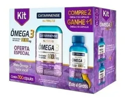 Catarinense Ômega 3 1000mg - 300 cápsulas