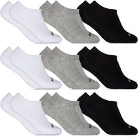 Kit Com 9 Pares Meias Invisível Day By Day Ajuste aos Pés Hoahi