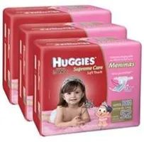 [Americanas] 240 Fraldas Huggies Supreme Care Menina M a partir de R$103