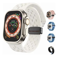 Pulseira Silicone p/ Apple Watch Fecho Ímã 2,2cm
