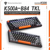 [TAXA INCLUSA + FRETE GRÁTIS] Teclado Mecânico 75% Machenike K500A-B84