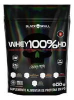 Whey 100% Hd Refil 900g Black Skull Sabor Pistache