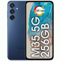 [SALDO MP] Smartphone Samsung Galaxy M35 5G 256GB 8GB RAM, Tela 6.6 Super AMOLED 120hz, NFC, Áudio Estéreo, Bateria 6.000mAh