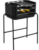 Churrasqueira Portátil Móvel Pro Tork Grill Machine Com Grelha + Espetos