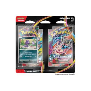 Pokémon TCG: Mega Evolução - Caos Ascendente 4-Pack Blister
