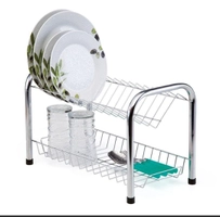 Escorredor de louça porta prato copo talher aço inox 209