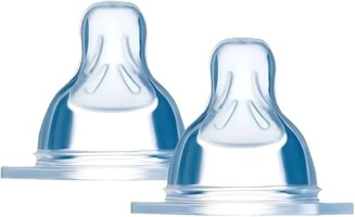 Bico Bico Mamadeira 6+M Fluxo Rápido c/ 2 Peças