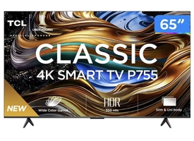 [Magalu/BR] Smart TV 65" 4K UHD LED TCL 65P755 Wi-Fi Bluetooth 3 HDMI 1 USB
