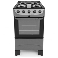 Fogao Fratello Vetro 4B Grafite