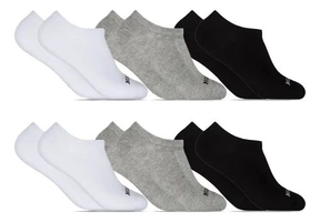 Kit 6 Meias Invisíveis Confortáveis Day by Day
