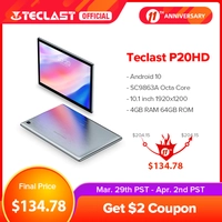 Tablet Teclast P20HD 10.1" Full HD 4GB+64GB 4G | R$947