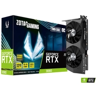 Placa de Vídeo Zotac Gaming GeForce RTX 3060 Twin Edge OC, 12GB, GD pplDR6, DLSS, ZT-A3
