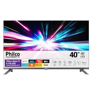 Smart TV 40” Philco Roku LED Dolby Audio
