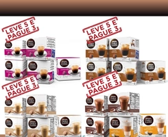 Combo de Bebidas Dolce Gusto -  Leve 5, Pague 3 R$66