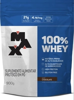 Max Titanium 100% Whey - 900G Refil Chocolate -